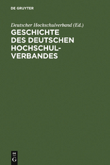 Geschichte des Deutschen Hochschulverbandes - 