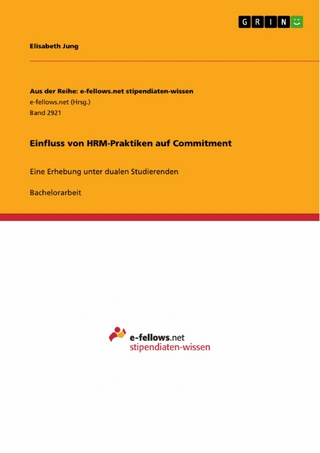 Einfluss von HRM-Praktiken auf Commitment