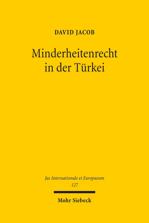 Minderheitenrecht in der Türkei -  David Jacob