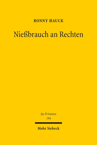 Nießbrauch an Rechten