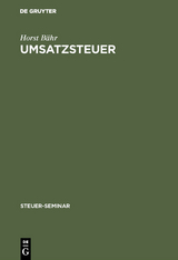 Umsatzsteuer - Horst B&auml;hr