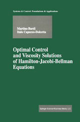 Optimal Control and Viscosity Solutions of Hamilton-Jacobi-Bellman Equations - Martino Bardi, Italo Capuzzo-Dolcetta