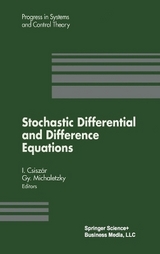 Stochastic Differential and Difference Equations - Csiszar, Imre; Michaletzky, Gy