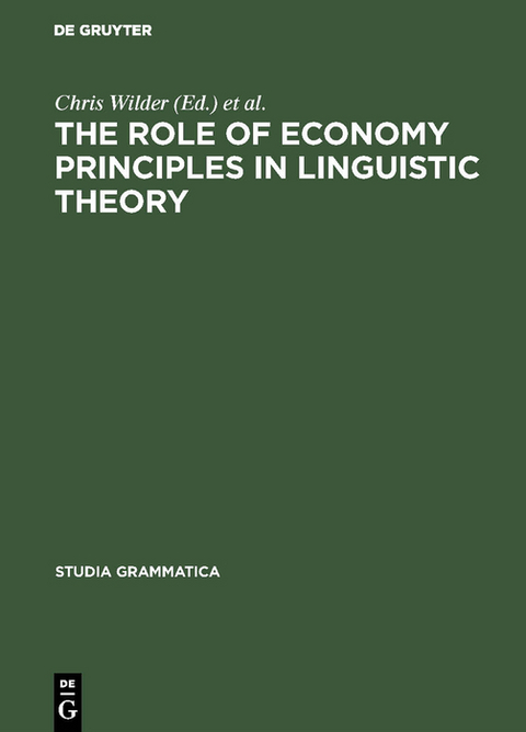 The Role of Economy Principles in Linguistic Theory - 