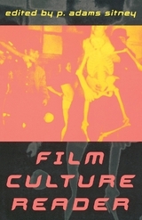 Film Culture Reader - Sitney, Adams P.