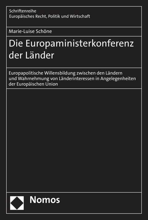 Die Europaministerkonferenz der L&auml;nder - Marie-Luise Sch&ouml;ne