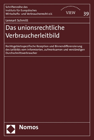 Das unionsrechtliche Verbraucherleitbild