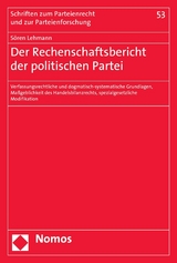 Der Rechenschaftsbericht der politischen Partei - S&ouml;ren Lehmann