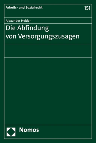 Die Abfindung von Versorgungszusagen