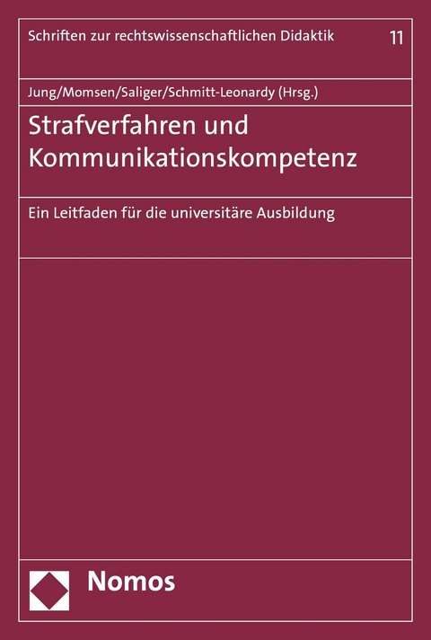 Strafverfahren und Kommunikationskompetenz - 