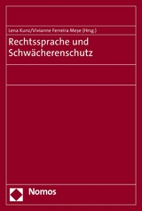 Rechtssprache und Schw&auml;cherenschutz - 