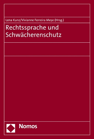 Rechtssprache und Schwächerenschutz