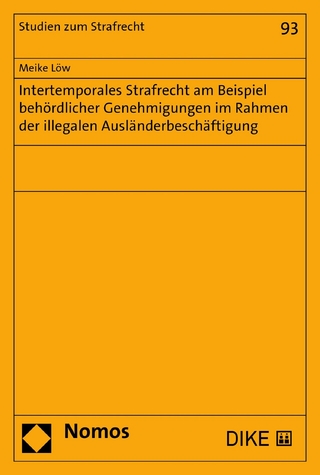 Intertemporales Strafrecht am Beispiel behördlicher Genehmigungen im Rahmen der illegalen Ausländerbeschäftigung