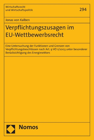 Verpflichtungszusagen im EU-Wettbewerbsrecht