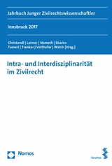 Intra- und Interdisziplinarit&auml;t im Zivilrecht - 