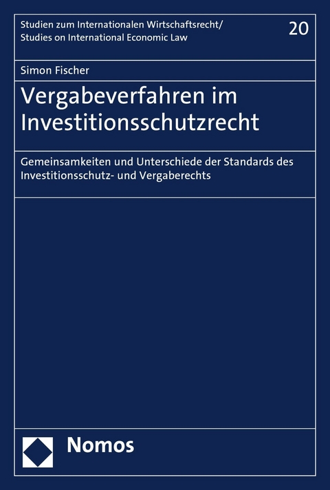 Vergabeverfahren im Investitionsschutzrecht - Simon Fischer