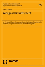Kerngesellschaftsrecht - Joscha Meyer