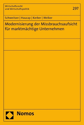 Modernisierung der Missbrauchsaufsicht für marktmächtige Unternehmen