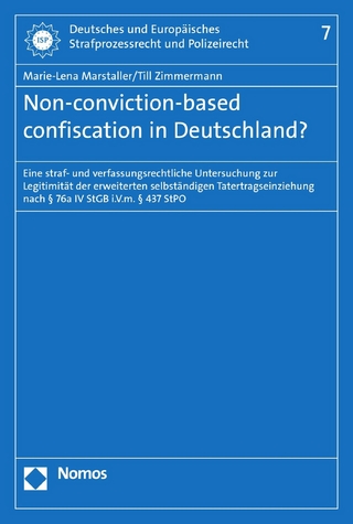 Non-conviction-based confiscation in Deutschland?
