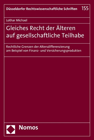 Gleiches Recht der Älteren auf gesellschaftliche Teilhabe