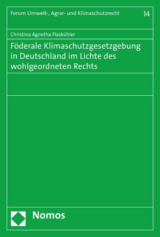 Föderale Klimaschutzgesetzgebung in Deutschland im Lichte des wohlgeordneten Rechts