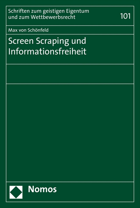 Screen Scraping und Informationsfreiheit - Max von Sch&ouml;nfeld