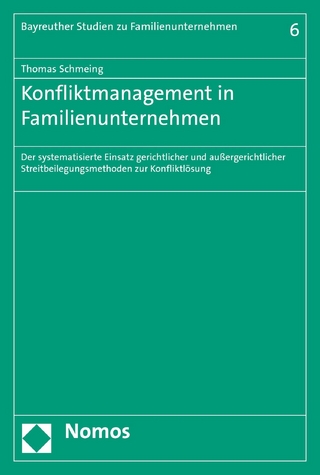 Konfliktmanagement in Familienunternehmen