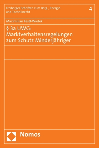 § 3a UWG: Marktverhaltensregelungen zum Schutz Minderjähriger