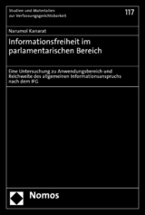 Informationsfreiheit im parlamentarischen Bereich - Narumol Kanarat
