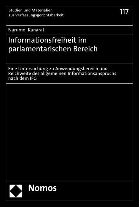 Informationsfreiheit im parlamentarischen Bereich - Narumol Kanarat