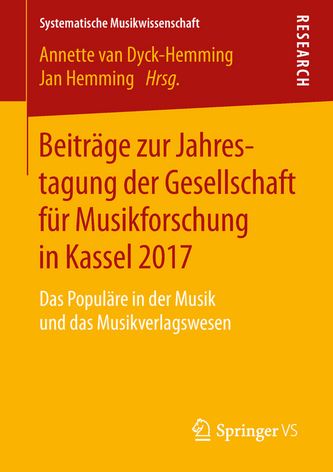 Beitr&auml;ge zur Jahrestagung der Gesellschaft f&uuml;r Musikforschung in Kassel 2017 - 