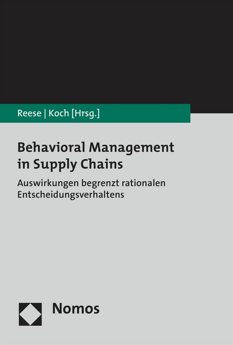 Behavioral Management in Supply Chains - 