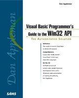 Dan Appleman's Visual Basic Programmer's Guide to the Win32 API - Appleman, Dan