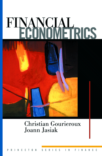 Financial Econometrics - Christian Gourieroux, Joann Jasiak