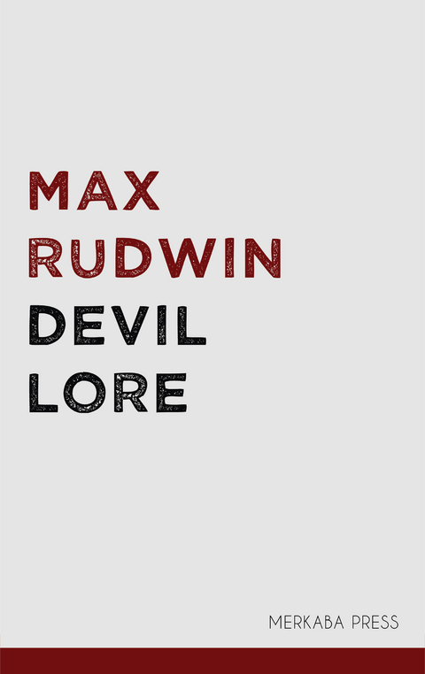 Devil Lore -  Max Rudwin