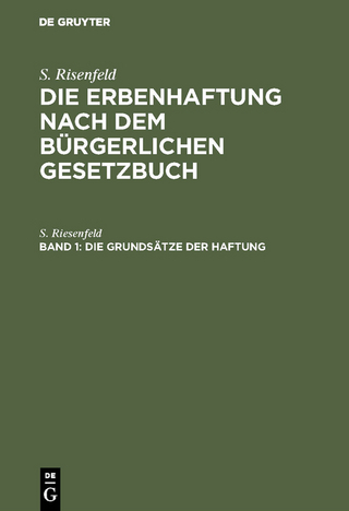 Die Grundsätze der Haftung