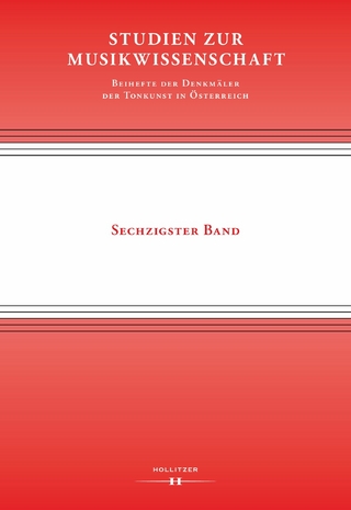 Studien zur Musikwissenschaft - Beihefte der Denkmäler der Tonkunst in Österreich. Band 60