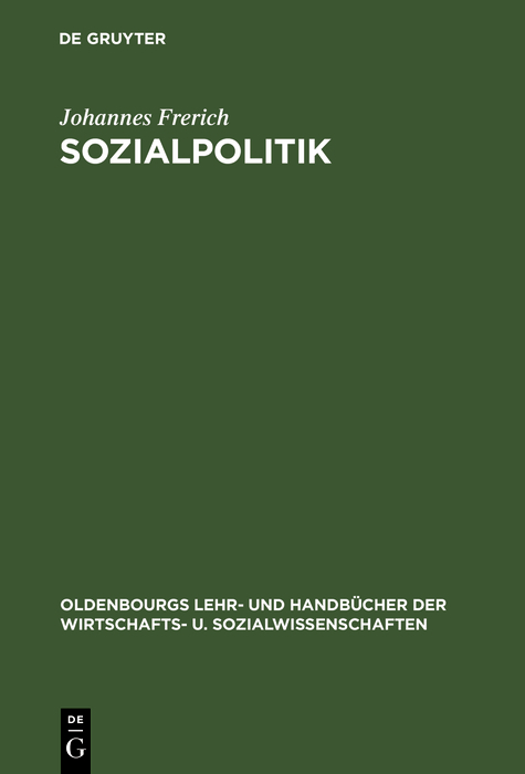 Sozialpolitik - Johannes Frerich