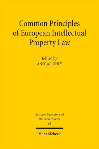 Common Principles of European Intellectual Property Law