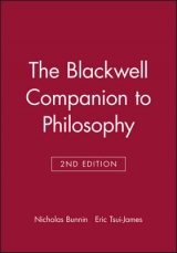 The Blackwell Companion to Philosophy - Bunnin, Nicholas; Tsui-James, Eric