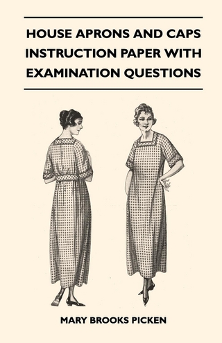 House Aprons and Caps - Instruction Paper with Examination Questions