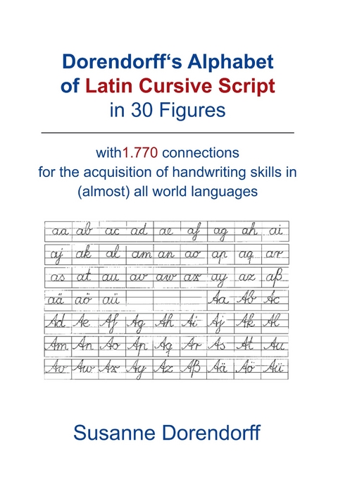 Dorendorff 's Alphabet of Latin Cursive Script in Figures - Susanne Dorendorff