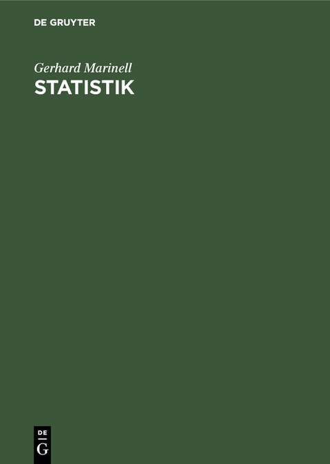 Statistik - Gerhard Marinell