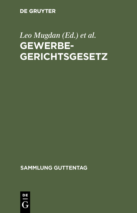 Gewerbegerichtsgesetz - 