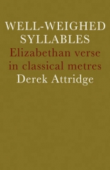 Well-Weighed Syllables - Attridge, Derek