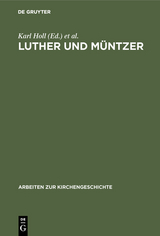 Luther und M&uuml;ntzer