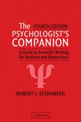 The Psychologist's Companion - Sternberg, Robert J.