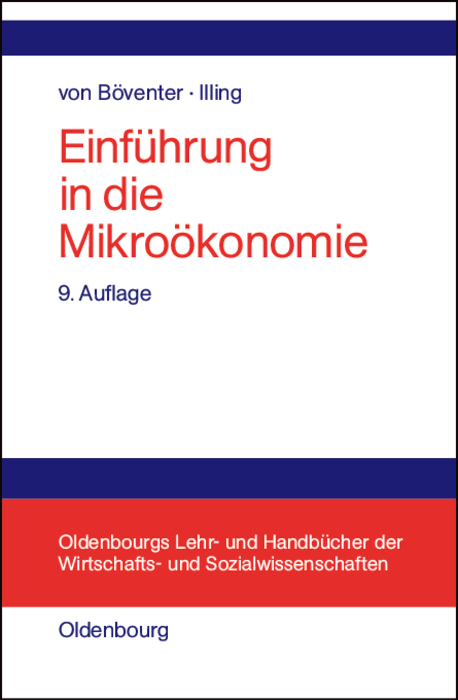 Einf&uuml;hrung in die Mikro&ouml;konomie - Edwin von B&ouml;venter, Gerhard Illing