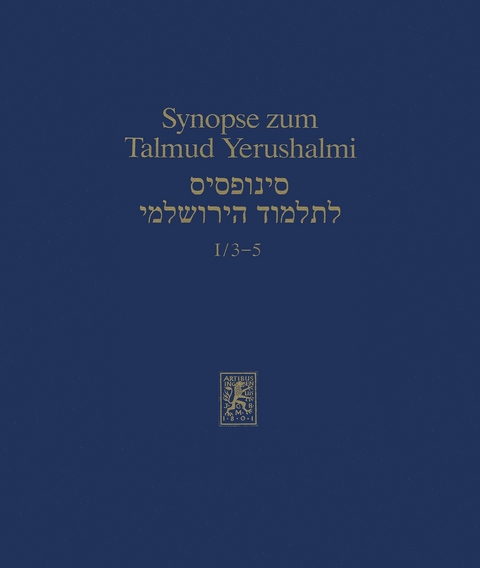 Synopse zum Talmud Yerushalmi - 