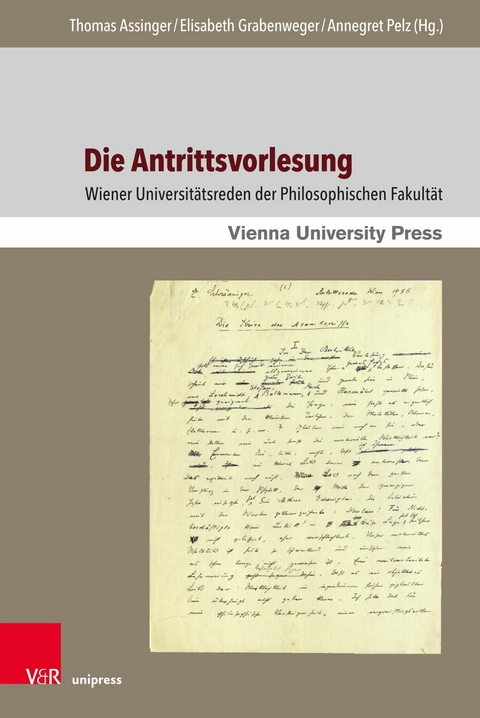 Die Antrittsvorlesung - 